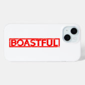 Prahlvolle Briefmarke Case-Mate iPhone Hülle (Rückseite (Horizontal))