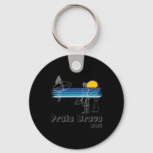 Praia Brava Brasilien, Surfen Strand Surfer-Typ Mi Schlüsselanhänger