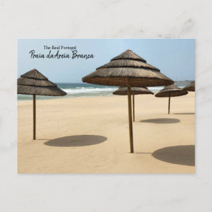 Praia da Areia Branca Shade Portugal Postkarte
