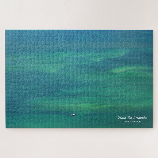 Praia Da Arrabida - das echte Portugal Puzzle (Horizontal)