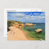 Praia da Dona Ana Postkarte (Vorne/Hinten)