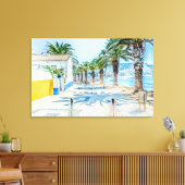 Praia da Luz Leinwanddruck (Insitu (Wohnzimmer))