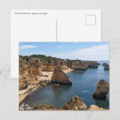 Praia Da Marinha - Algarve, Portugal Postkarte (Vorne/Hinten)