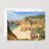 Praia da Marinha Postkarte (Vorne/Hinten)