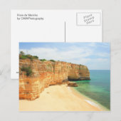 Praia da Marinha Postkarte (Vorne/Hinten)
