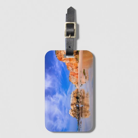 Praia da rocha Portugal Gepäckanhänger (Vorderseite Vertikal)