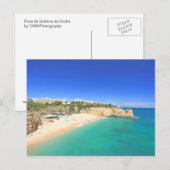 Praia da Senhora da Rocha Postkarte (Vorne/Hinten)