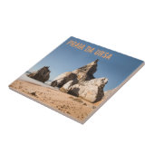 Praia da Ursa Strand in Portugal Geschenk Fliese (Seite)
