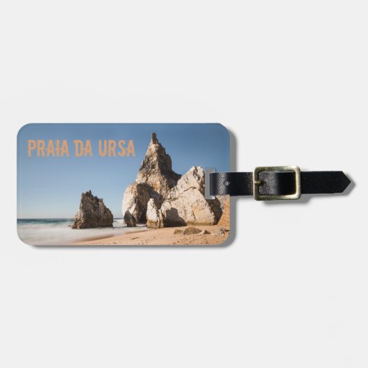 Praia da Ursa Strand in Portugal Geschenk Gepäckanhänger (Vorderseite horizontal)