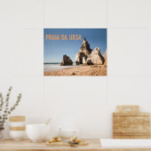 Praia da Ursa Strand in Portugal Geschenk Poster (Küche)