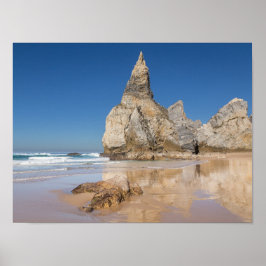Praia da Ursa Strandfelsen in Portugal Geschenk Poster