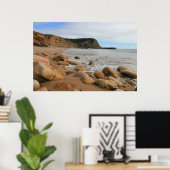 Praia de Cabanas Velhas Poster (Heimbüro)