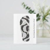 Praia de Copacabana Rio de Janeiro Brasil Postkarte (Stehend Vorderseite)