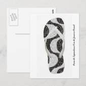 Praia de Copacabana Rio de Janeiro Brasil Postkarte (Vorne/Hinten)