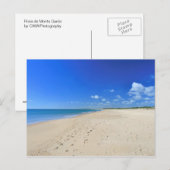 Praia de Monte Gordo Postkarte (Vorne/Hinten)