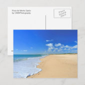 Praia de Monte Gordo Postkarte (Vorne/Hinten)