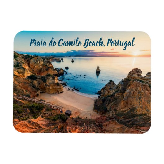 Praia do Camilo Beach Magnet (Horizontal)