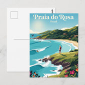 Praia do Rosa Brasilien Postkarte (Vorne/Hinten)