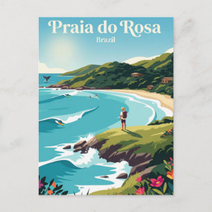Praia do Rosa Brasilien Postkarte