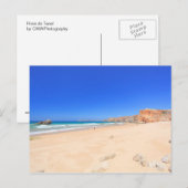 Praia do Tonel Postkarte (Vorne/Hinten)