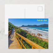 Praia dos Açores, Florianópolis, Brasilien Postkarte (Vorne/Hinten)