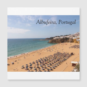 Praia dos Alemães, Albufeira, Algarve, Portugal Magnetkarte