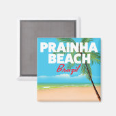 Prainha Beach Brasilien Magnet (Vorderseite/Rückseite)