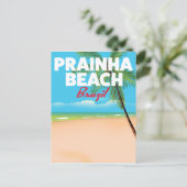 Prainha Beach Brasilien Postkarte (Stehend Vorderseite)