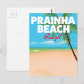 Prainha Beach Brasilien Postkarte (Vorne/Hinten)