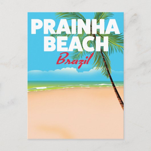 Prainha Beach Brasilien Postkarte (Vorderseite)