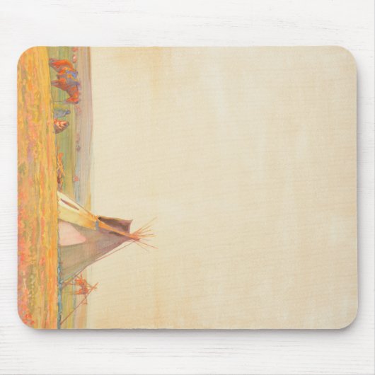 Prairie-Abend, 1919 von Maynard Dixon Mousepad (Vorne)