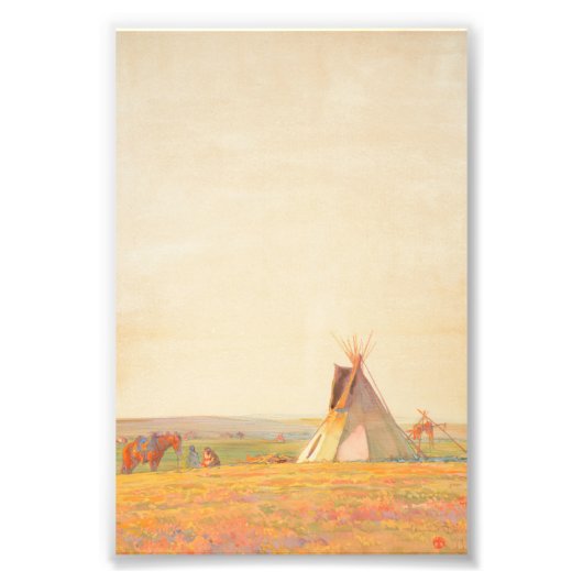 Prairie Abend von Maynard Dixon Fotodruck (Vorne)