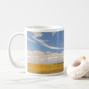 Prairie After Storm von Maynard Dixon, Vintage Kun Kaffeetasse