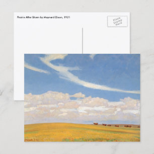 Prairie After Storm von Maynard Dixon, Vintage Kun Postkarte
