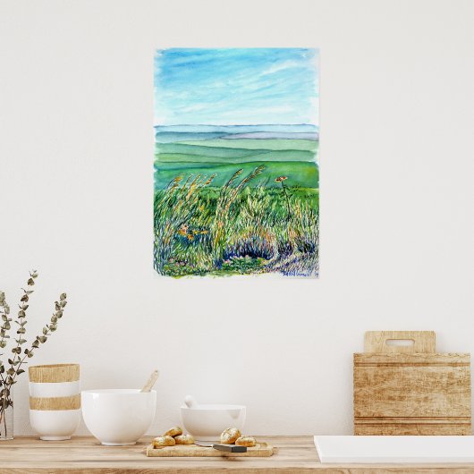 Prairie Aqucolor Poster (Küche)