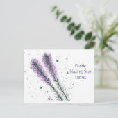 Prairie Blazing Star Post Card Postkarte (Stehend Vorderseite)
