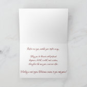 "Prairie Cheer" Weihnachtskarte Karte (Innenseite)