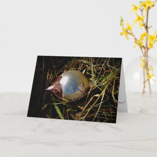 "Prairie Cheer" Weihnachtskarte Karte (Gelbe Blume)