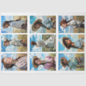 Prairie Cowgirl Collage Decoupage Seidenpapier (Vorderseite)