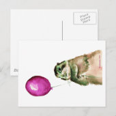 Prairie Dog Balloon Postkarte (Vorne/Hinten)