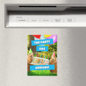 Prairie Dog Birthday Party Magnet (In Situ (Geschirrspüler))