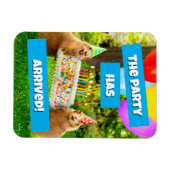 Prairie Dog Birthday Party Magnet (Horizontal)