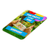 Prairie Dog Birthday Party Magnet (Linke Seite)