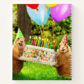Prairie Dog Birthday Party Notizblock (Rückseite)