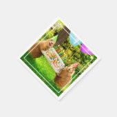 Prairie Dog Birthday Party Serviette (Ecke)