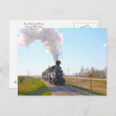Prairie Dog Central Steam Motor #3 Postcard Postkarte (Vorne/Hinten)