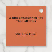 Prairie Dog Fall Pumpkin Gewürz-Party Custom Geschenkanhänger (Rückseite)