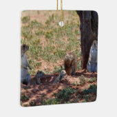 Prairie Dog Family Keramikornament (Rechts)