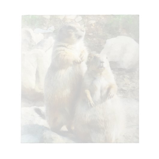 Prairie Dog Formal Portrait Notizblock (Vorderseite)