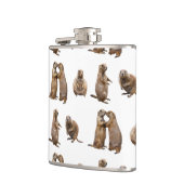 Prairie Dog Frenzy Hip Flask (Farbe auswählen) Flachmann (Links)